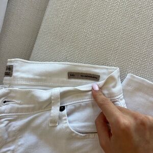 Citizens Of Humanity White Boot Cut Jeans